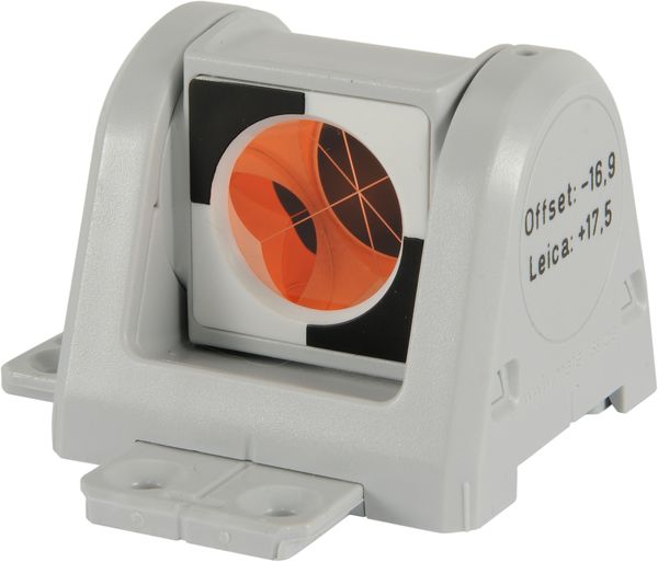 Miniprisma,Ø 25,4mm,180°drehbar,grau,KA 30mm