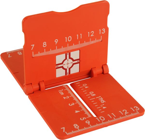 Absteckhilfe mit Fadenkreuz, klappbar, Zielhöhe 20mm