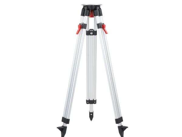 Nivellierstativ, mittelschwer, Aluminium, runde Kopfplatte, Qualitätsausführung, 90-170cm