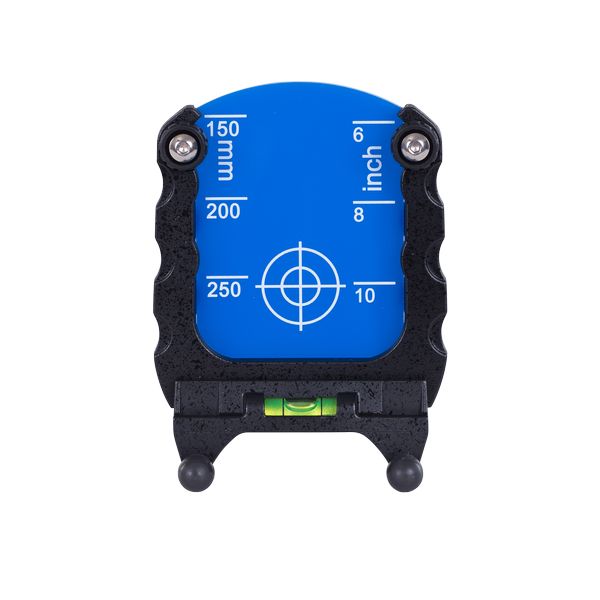 Universal-Zieltafel – blau, höhenverstellbar für grüne Kanalbaulaser