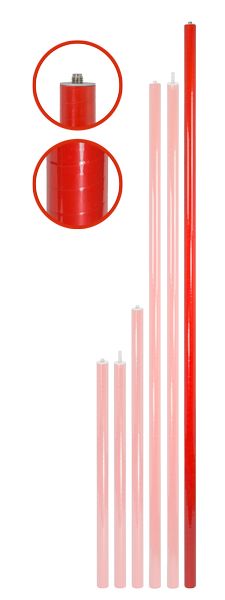 CFK-Verlängerung V 2 , 5/8"-Gewinde, L=2m