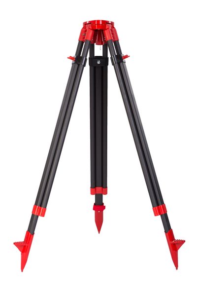 Karbonstativ GEO Delta, leicht, 93-169cm, Kopf: flach