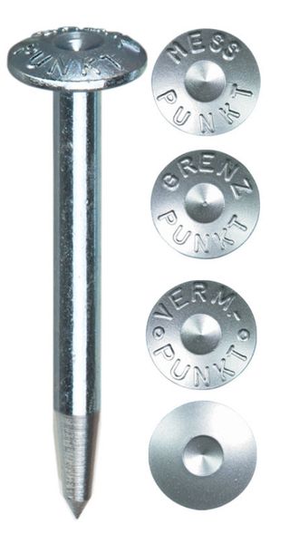 Vermarkungsbolzen, Superkopf, MP, 55mm