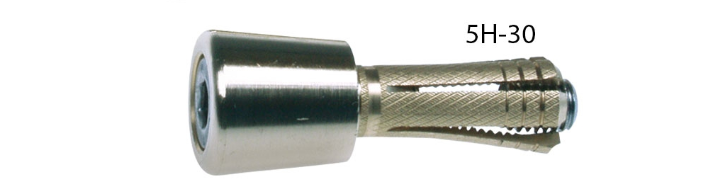 Mauerbolzen: Dübel und Kopf Messing, L 30mm