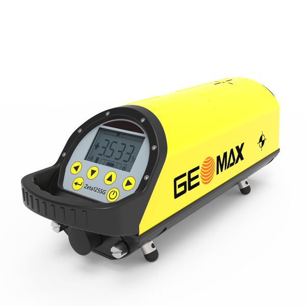 Kanalbaulaser GeoMax Zeta125SG, grün, LK3 mit Standard-Zieltafel (blau)
