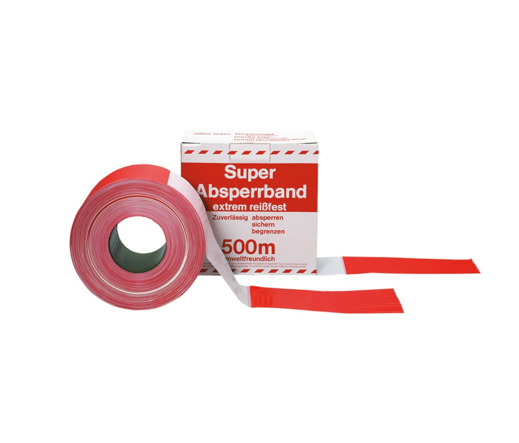 Absperrband aus PVC, 80mm breit