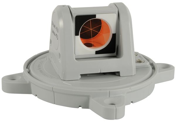 Miniprisma, Ø 25,4mm, 360°drehbar, grau, KA 45mm